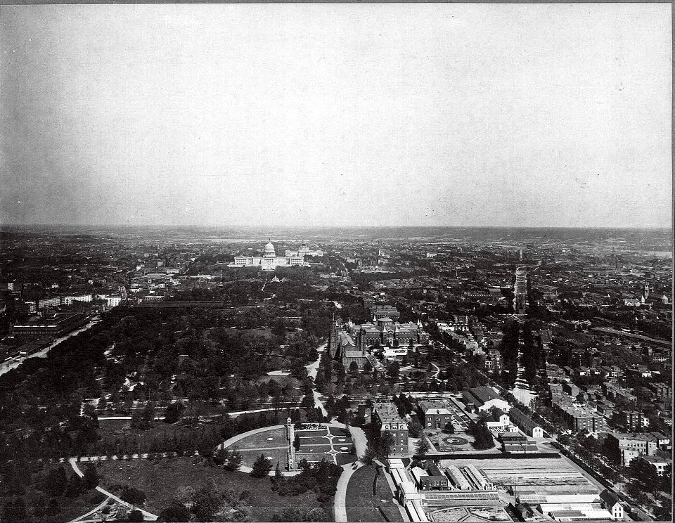 1902 Mall looking east from Wash Monument NARAII RG 16-G Box 4 1199-C
