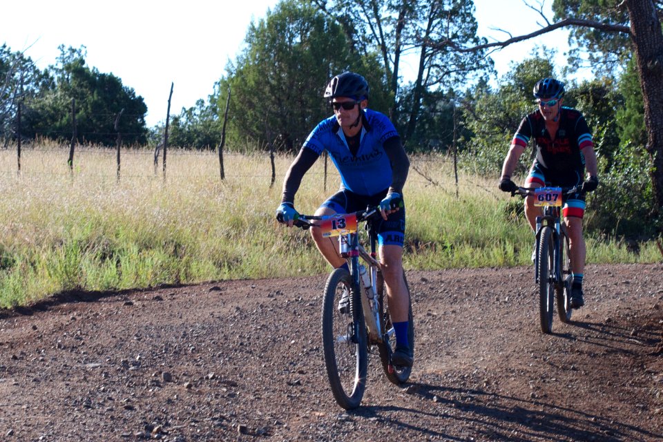 2017 Fire on the Rim Bike Race  (Racer 13 and Racer 607)