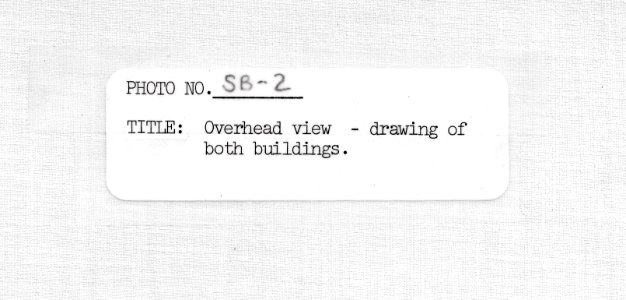 1930 (ca) Aerial drawing of both Bldgs USDA Construction Photo Collection (2)