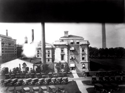 1927 (Dec) View from future site of Admin Bldg twd Washington Monument MS Collection 182 USDA History Collection NAL (32)