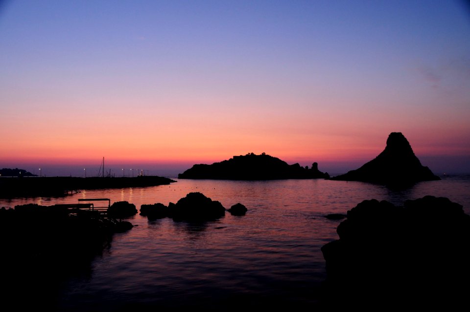 Islands of the Cyclops at Dawn Sicily Italy - Creative Commons by gnuckx