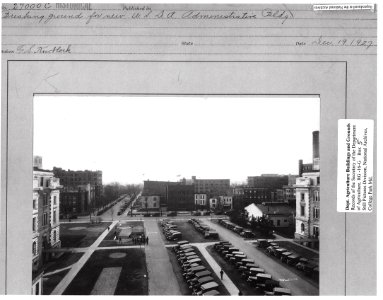 1927 (Dec 19) Breaking Ground for New Bldg NARA RG 16 G Box 5
