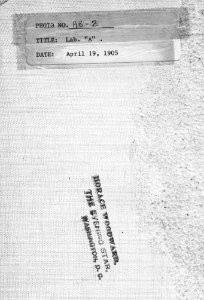 1905 (Apr 19) Lab A Admin Bldg USDA Construction Photo Collection (2)