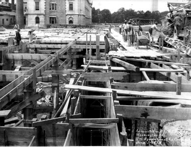 1928 (June 1) New Construction on West Wing USDA Construction Photo Collection (1)