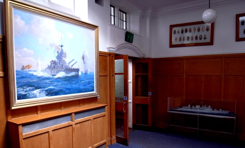 HMS EXETER - BRITANNIA ROYAL NAVAL COLLEGE - DARTMOUTH - DEVON