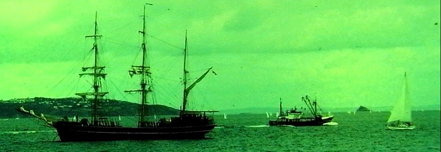 Kaskelot Sailing Ship moored in Brixham - Fishing Trawler - Sailing Yacht photo