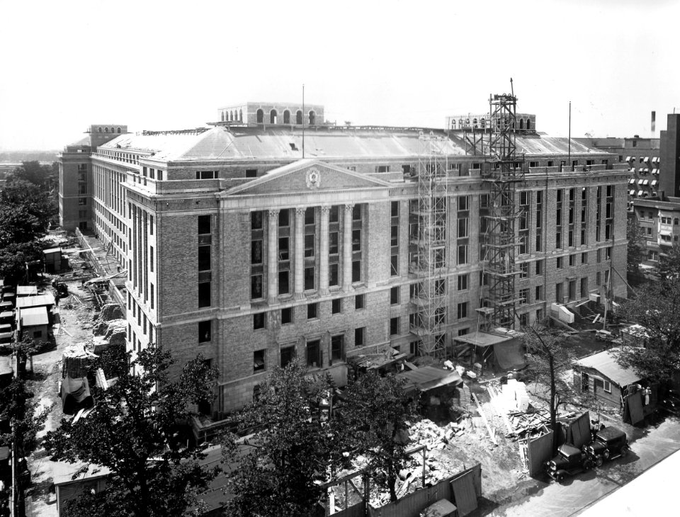 1931 (Sep 1) South Bldg Looking SW USDA Construction Photo Collection (1)