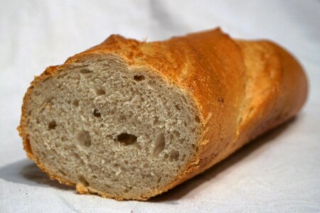 Eat bread baked goods photo