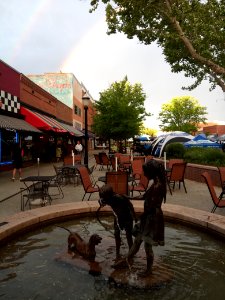 Scuplture - Double Rainbow - Grand Junction - Colorado - USA