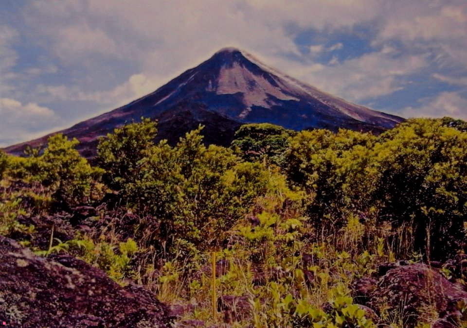 LAVA - IGNEOUS ROCK - MOUNT ARENAL VOLCANO - COSTA RICA