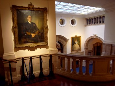 QUEEN ELIZABETH II - KING GEORGE VI - BRITANNIA ROYAL NAVAL COLLEGE - DARTMOUTH - UK