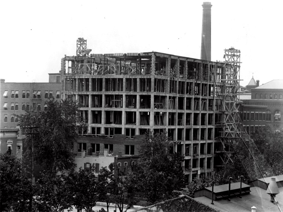1912 (ca) Bieber Bldg frame construction USDA Construction Photo Collection (1)