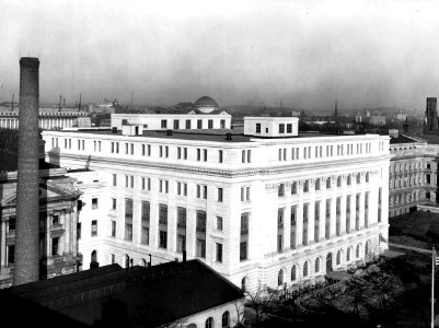 1929 (Dec 10) A Section Admin Bldg near completion looking NE USDA Construction Photo Collection (1)