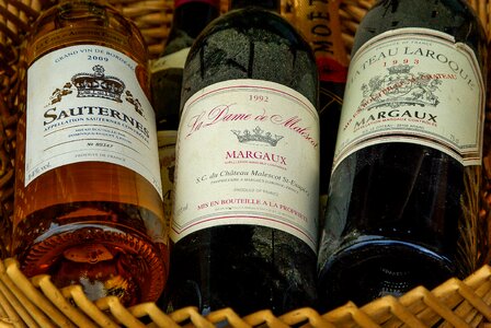 Sauternes margaux wines photo