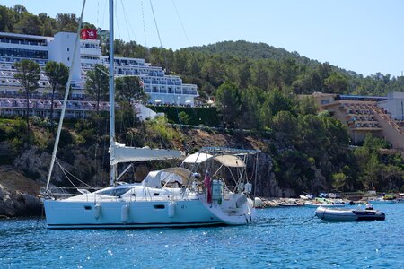 Luxury yacht ibiza photo