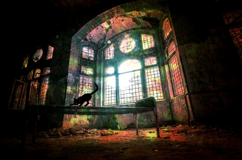 Abandoned building dilapidated