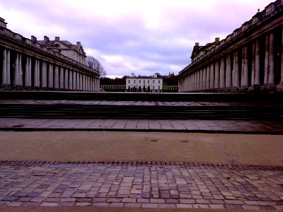 THE QUEENS HOUSE - GREENWICH MERIDIAN - LONDON - UK photo