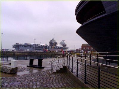 HMS QUEEN ELIZABETH II - MARY ROSE MUSEUM - PORTSMOUTH HISTORIC DOCKYARD - UK