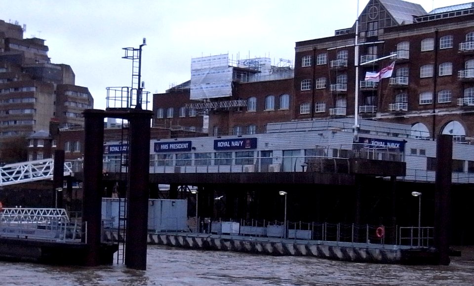 HMS PRESIDENT - LONDON