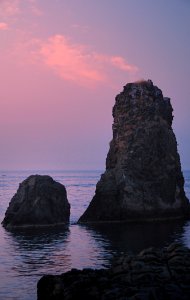 Islands of the Cyclops at Dawn Sicily Italy - Creative Commons by gnuckx
