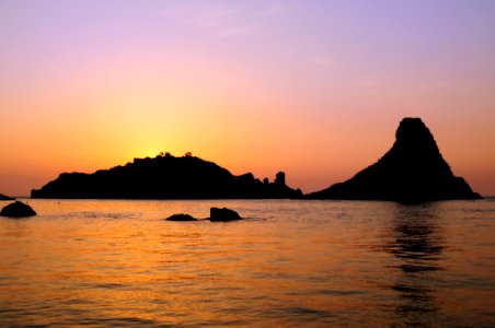 Islands of the Cyclops at Dawn Sicily Italy - Creative Commons by gnuckx