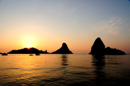 Islands of the Cyclops at Dawn Sicily Italy - Creative Commons by gnuckx