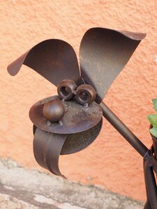 Dog figure wrought iron