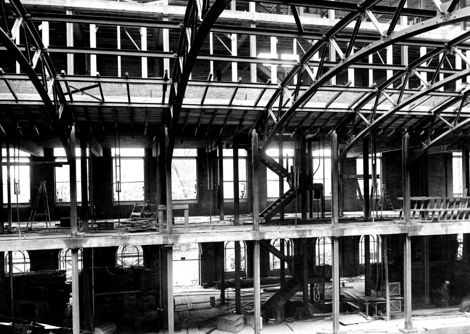 1929 (May 10) Admin Bldg Patio Side from Independence Ave USDA Construction Photo Collection (1)