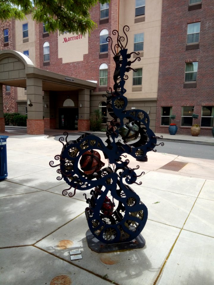 Violin Sculpture  - Grand Junction - Colorado - USA