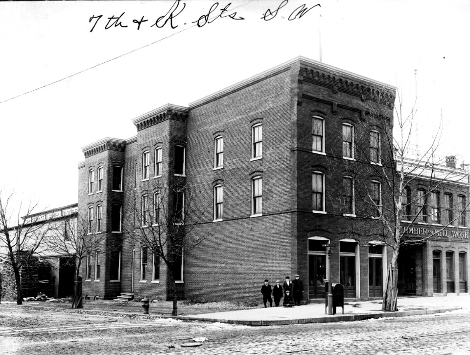 1912 (ca) Bldg at 7th and K Streets SW USDA Construction Photo Collection (1)