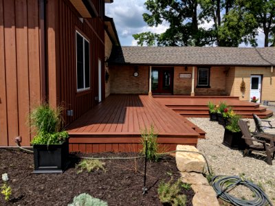 Newly Painted and Finished Deck