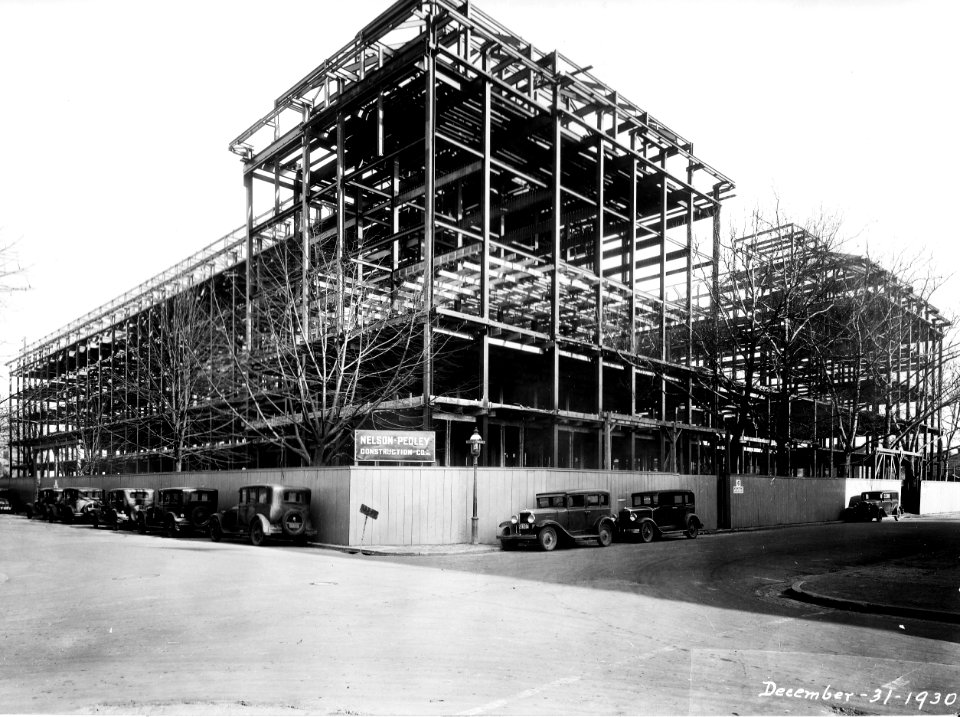 1930 (Dec 31) South Bldg Looking NE USDA Construction Photo Collection (1)