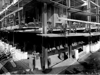 1931 (Feb 3) South Bldg Detail of SW corner USDA Construction Photo Collection (1)