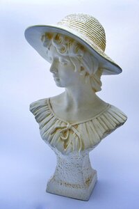 Gypsum woman antique