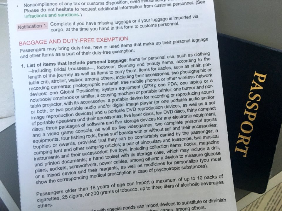 Duty Free Specifics
