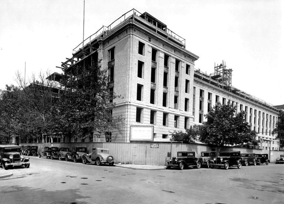 1931 (July 1) South Bldg Looking NW USDA Construction Photo Collection (1)