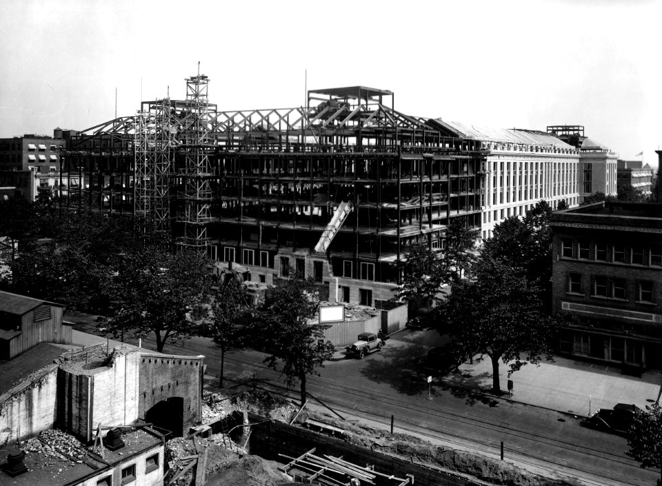 1931 (July 1) South Bldg Looking SE USDA Construction Photo Collection (1)