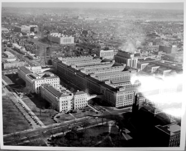 1938 (ca) Aerial from Washington Monument by Sapp MS Collection 182 USDA History Collection NAL (1)
