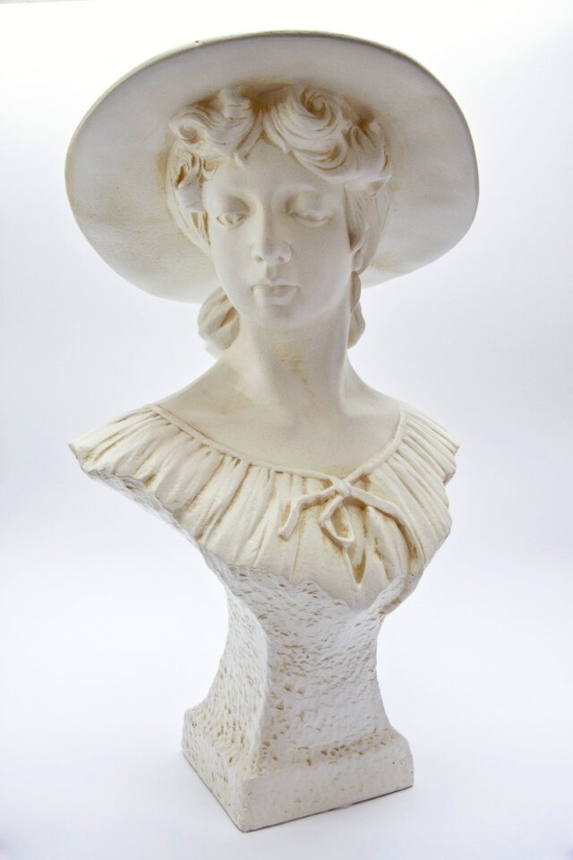 Gypsum woman antique