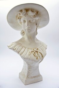 Gypsum woman antique