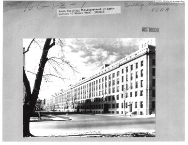 ND South Bldgs USDA C Street Side NARAII RG 16-G Box 1 34102-C