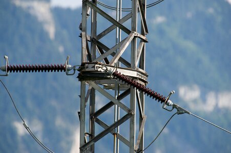 Pylon high voltage network photo