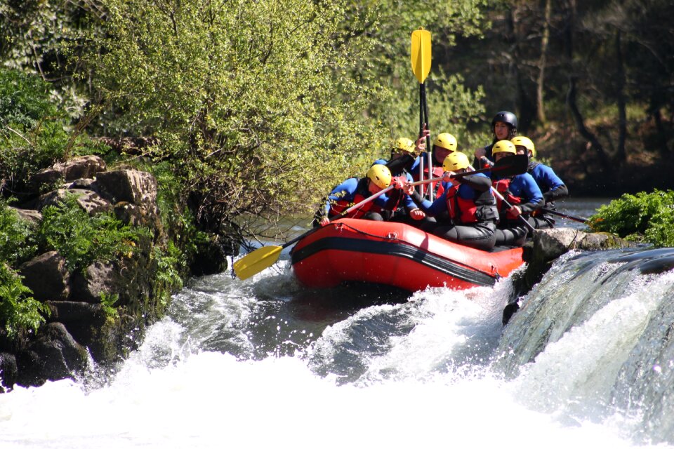 Boat sport rafting photo