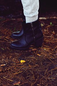Black leather style
