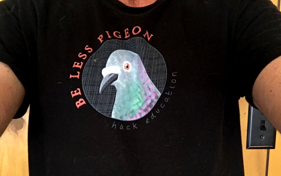 Wear More Less Pigeon Shirts