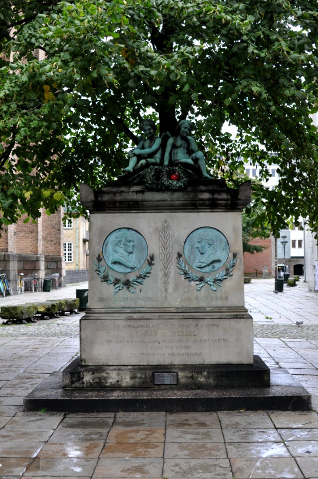 Copenhagen - Statue of Ewald & Wessel by Otto Evens