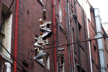 Melbourne Tosses Shoes