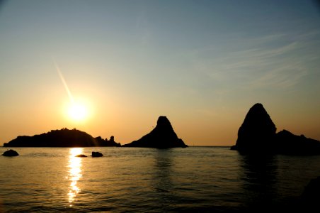 Islands of the Cyclops at Dawn Sicily Italy - Creative Commons by gnuckx