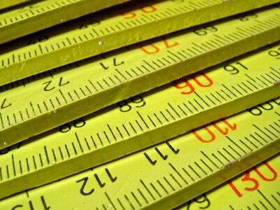 Tape measure number meter
