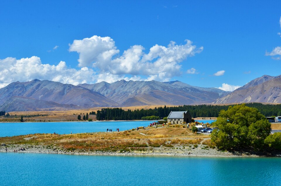 Lake tekapo serenity lakefront